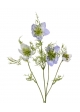 Nigella ramo artificiale 55 cm blu
