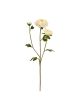Ramo artificiale di Ranunculus 60 cm crema