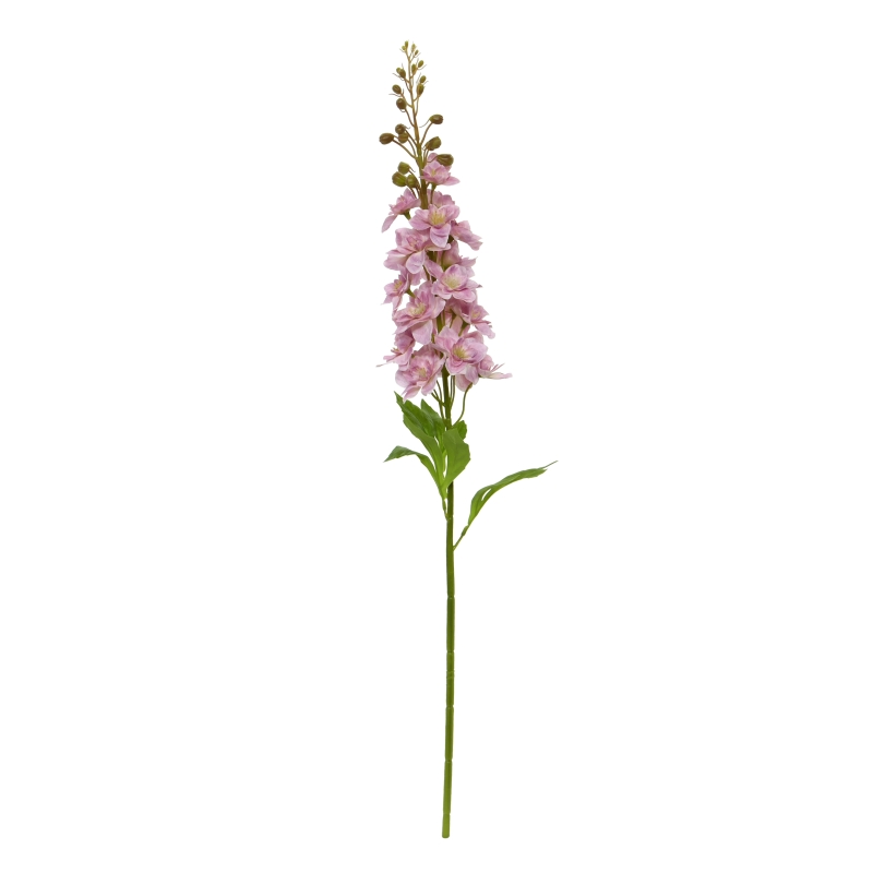 Delphinium fiore artificiale 86cm rosa