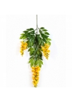 Deluxe wisteria spray yellow 90 cm
