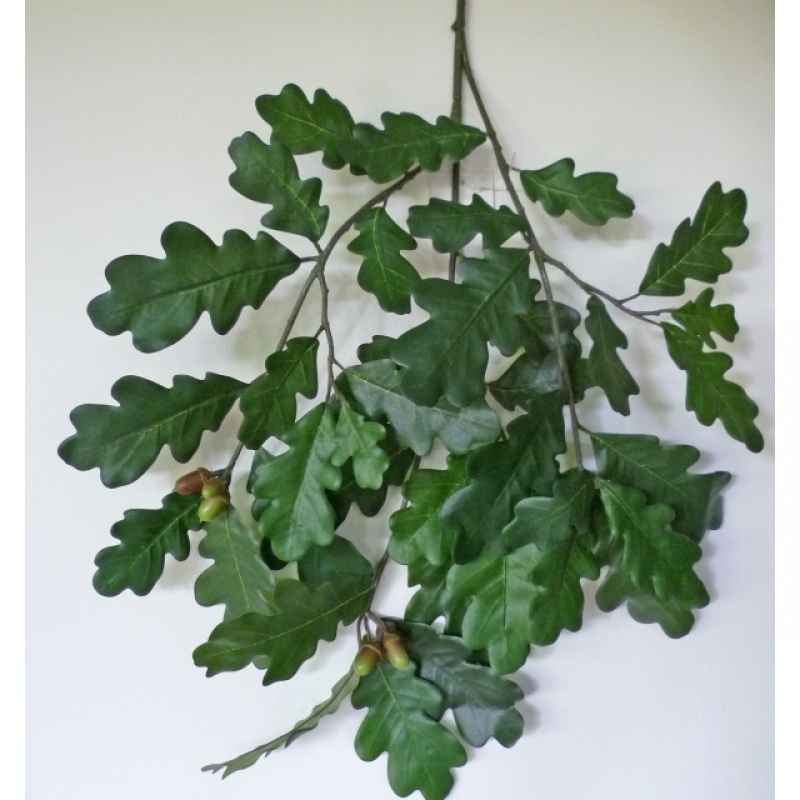 Flame Retardant Common Oak Spray with Fruits 60 cm