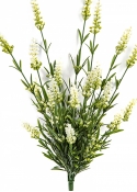 Lavender Bush x 19 - Cream 52 cm