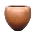Vaso Baq Metallic Silver Leaf Couple