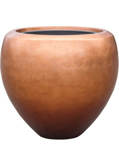 Vaso Baq Metallic Silver Leaf Couple