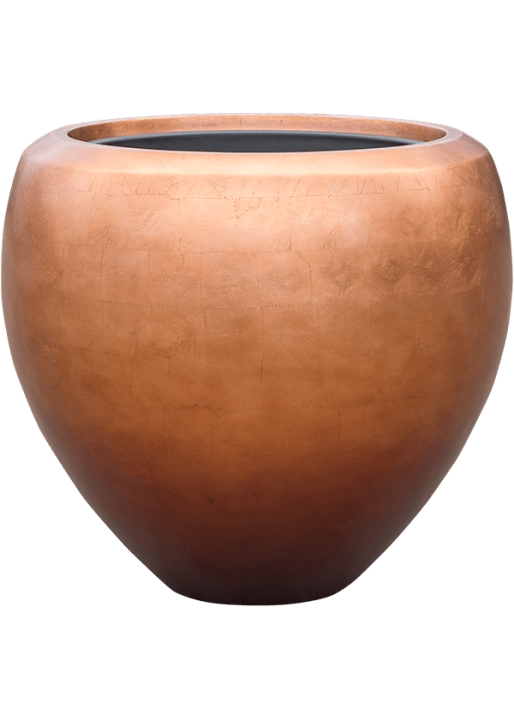 Vaso Baq Metallic Silver Leaf Couple