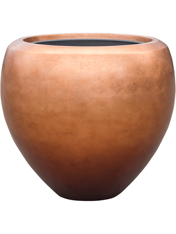 Vaso Baq Metallic Silver Leaf Couple