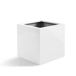 Vaso Argento Cube