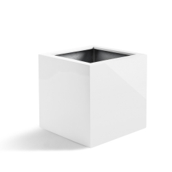 Vaso Argento Cube