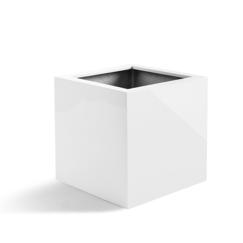 Vaso Argento Cube