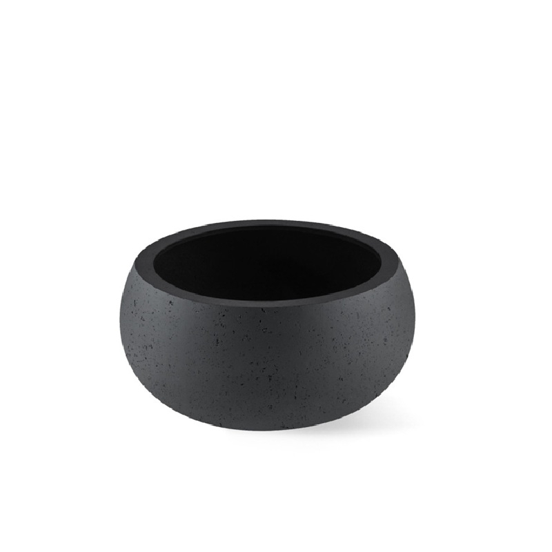 Vaso Grigio Bowl Balloon L Anthracite Concrete 55x25