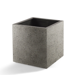 Vaso Grigio Cube 40