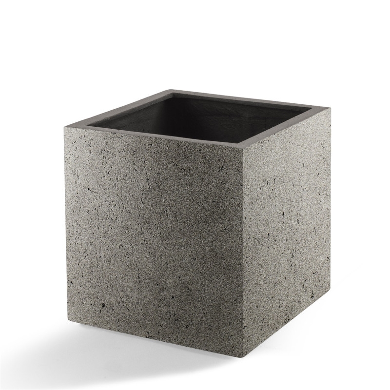 Vaso Grigio Cube