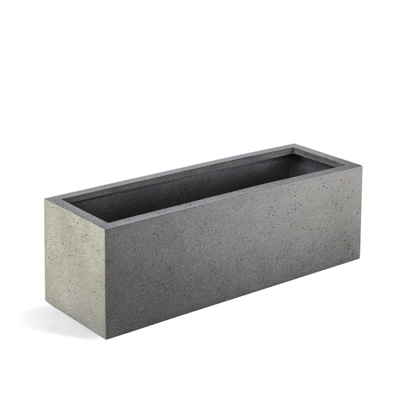 Vaso Grigio Balcony Box Natural Concrete 60x15x15