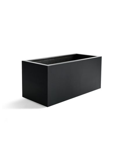 Vaso Argento Box Black 80x30x30 | Very Realistic