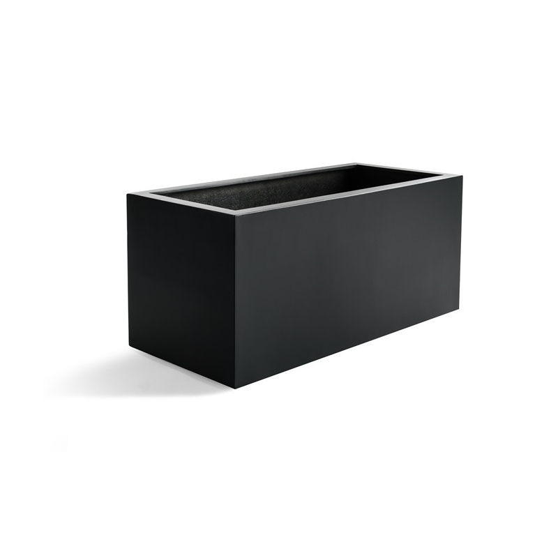 Vaso Argento Box Black 80x30x30 | Very Realistic