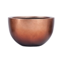 Vaso Baq Metallic Silver Leaf Bowl