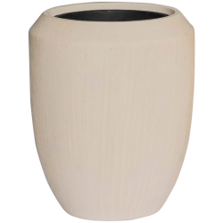 Vaso Baq Polystone Coated Plain Coppa Natural (with Liner)