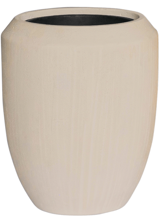 Vaso Baq Polystone Coated Plain Coppa Natural (with Liner)