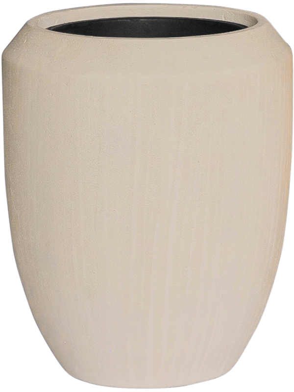 Vaso Baq Polystone Coated Plain Coppa Natural (with Liner)