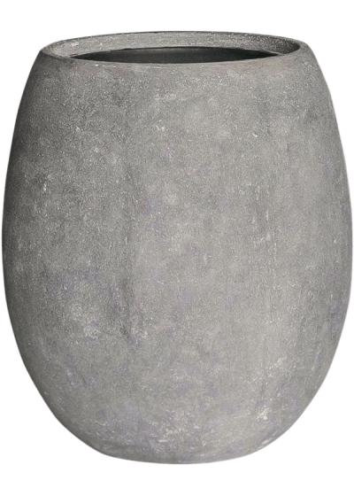 Vaso Baq Polystone Coated Plain Balloon Raw Grey (with Liner)