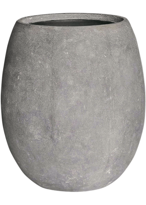 Vaso Baq Polystone Coated Plain Balloon Raw Grey (with Liner)