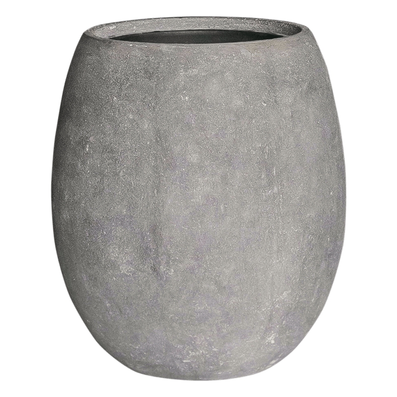 Vaso Baq Polystone Coated Plain Balloon Raw Grey (with Liner)