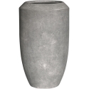 Vaso Baq Polystone Coated Plain Coppa Raw Grey (with Liner)