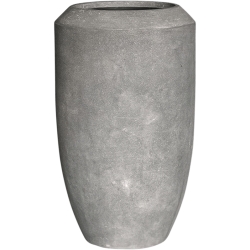 Vaso Baq Polystone Coated Plain Coppa Raw Grey (with Liner)