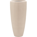 Vaso Baq Polystone Plain Partner Natural (with Liner)