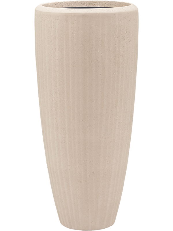 Vaso Baq Polystone Plain Partner Natural (with Liner)