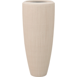 Vaso Baq Polystone Plain Partner Natural (with Liner)
