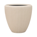 Vaso Baq Polystone Plain Couple Natural (with Liner)