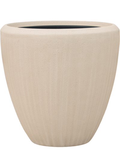 Vaso Baq Polystone Plain Couple Natural (with Liner)