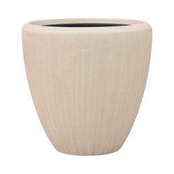 Vaso Baq Polystone Plain Couple Natural (with Liner)