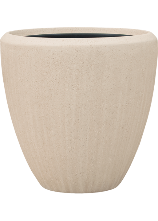 Vaso Baq Polystone Plain Couple Natural (with Liner)