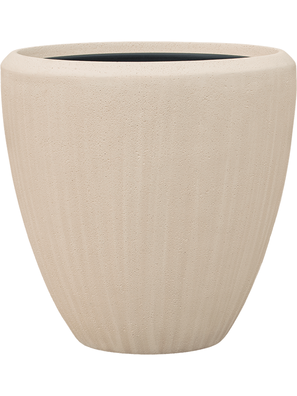Vaso Baq Polystone Plain Couple Natural (with Liner)