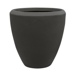 Vaso Baq Polystone Plain Couple Smoke