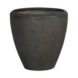 Vaso Baq Polystone Plain Couple Smoke