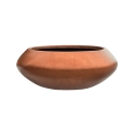 Vaso Baq Metallic Silver Leaf Bowl Ufo