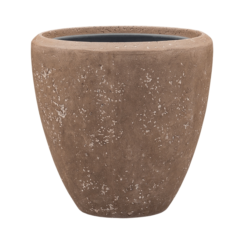 Vaso Baq Polystone Plain Couple Rock (with Liner)