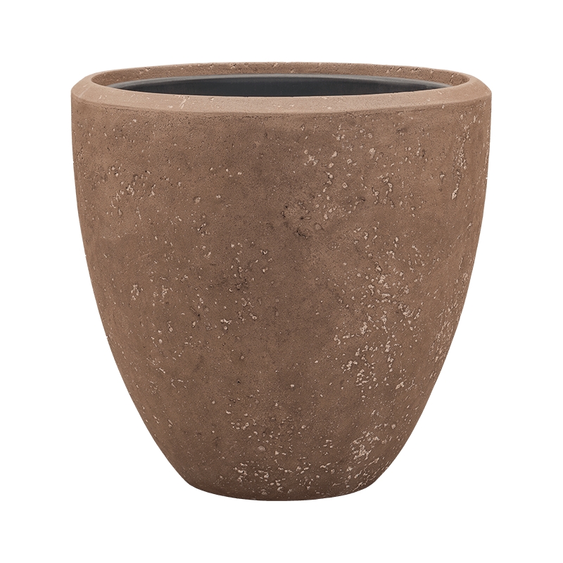 Vaso Baq Polystone Plain Couple Rock (with Liner)