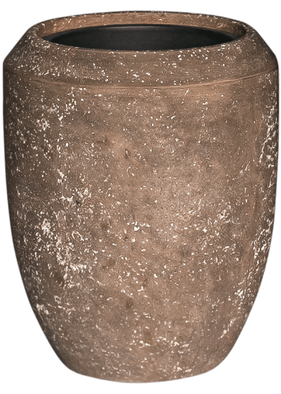 Vaso Baq Polystone Coated Plain Coppa Rock (with Liner)