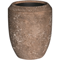 Vaso Baq Polystone Coated Plain Coppa Rock (with Liner)