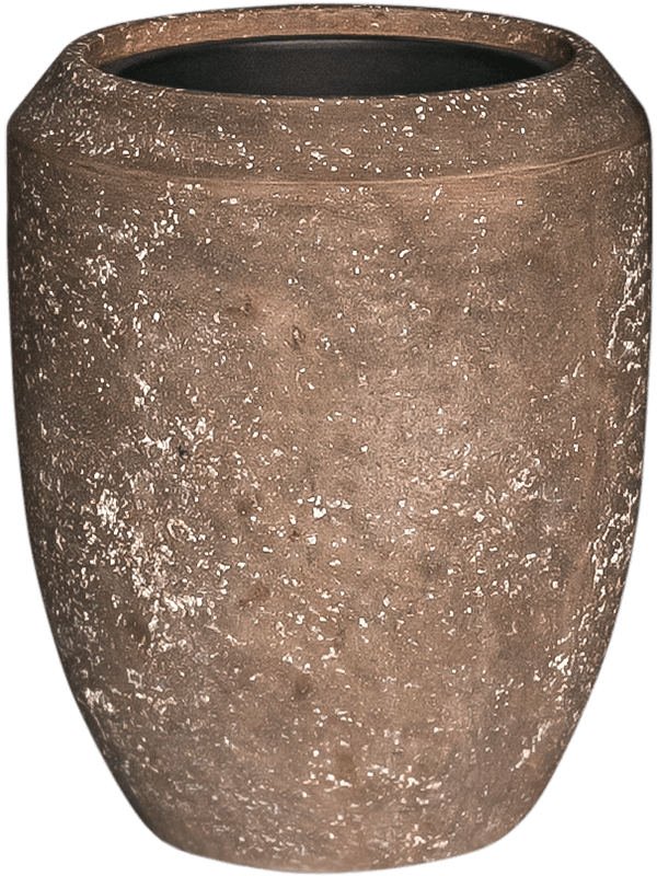 Vaso Baq Polystone Coated Plain Coppa Rock (with Liner)