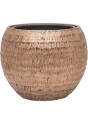 Vaso Baq Opus Hammered Globe Gold (with Liner)
