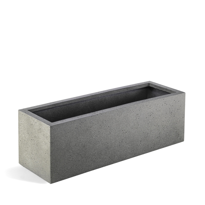 Vaso Grigio Small Box 80 Natural Concrete 80x20x20 | Just Real