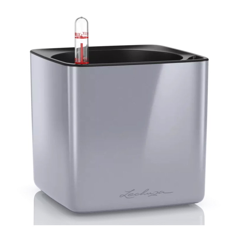 Vaso LECHUZA CUBE Glossy