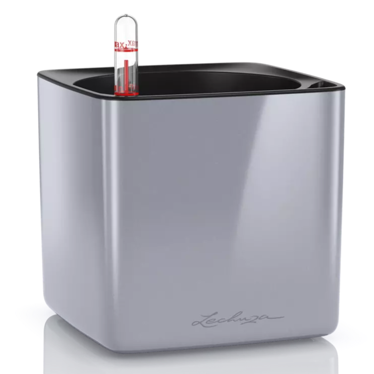 Vaso LECHUZA CUBE Glossy