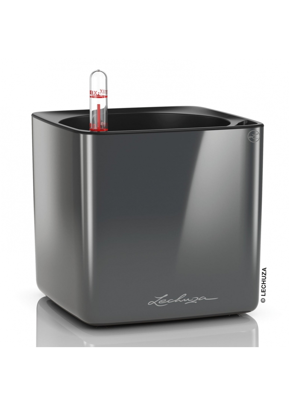 Vaso LECHUZA CUBE Glossy