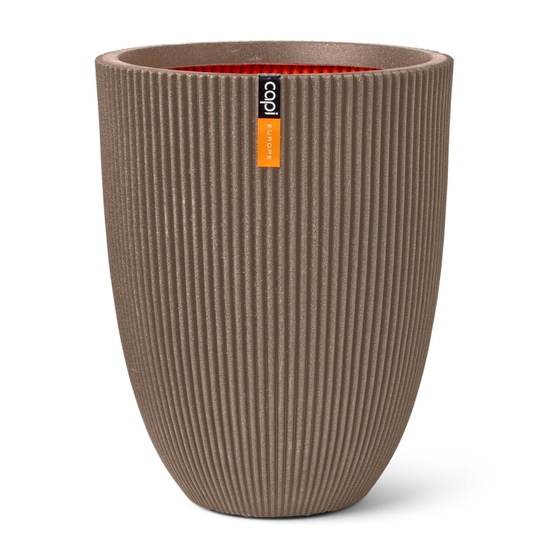 Vaso Capi Nature Groove NL Elegant Vase Low